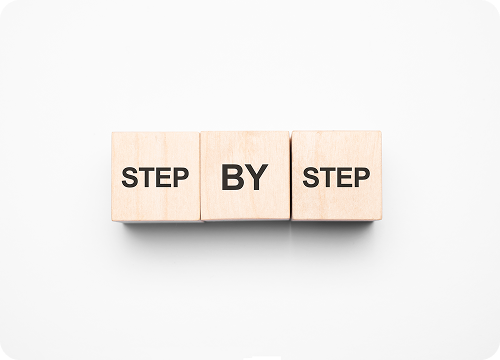 Step by step
